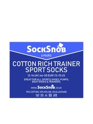 6 Pack Mens Cotton Low Cut Quarter Gym / Trainer Socks