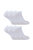 6 Pack Mens Cotton Low Cut Quarter Gym / Trainer Socks - White