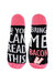 If You Can Read This Bring Me Funky Themed Socks - Bacon