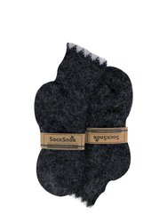 Ladies Winter Warm Short Alpaca Wool Blend Hiking Socks