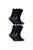 Mens Cushioned Crew Cotton Work Socks For Steel Toe Boots - Black