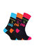 Mens Retro Gaming Funky Novelty Video Game Socks 6-11 | 3 Pairs - Player 1 / 2 / 3