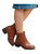 Stomp It Out Lug Sole Bootie In Brown