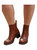 Stomp It Out Lug Sole Bootie In Brown