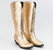 Women'S Western Cowboy Boots - Gold