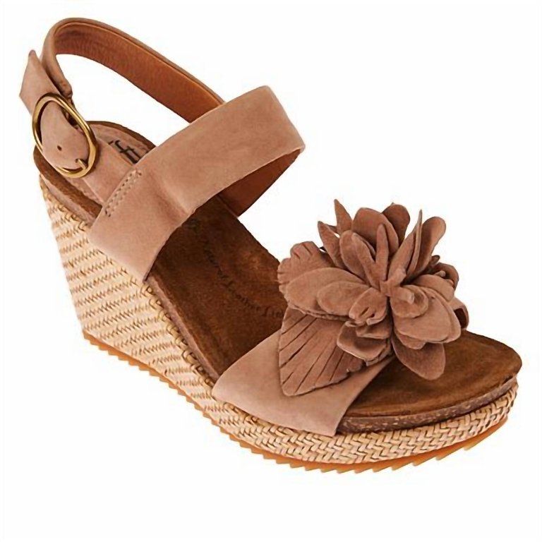 Cali Rose Wedge - Taupe