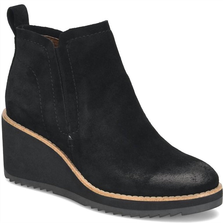 Emeree Wedge Boot - Black