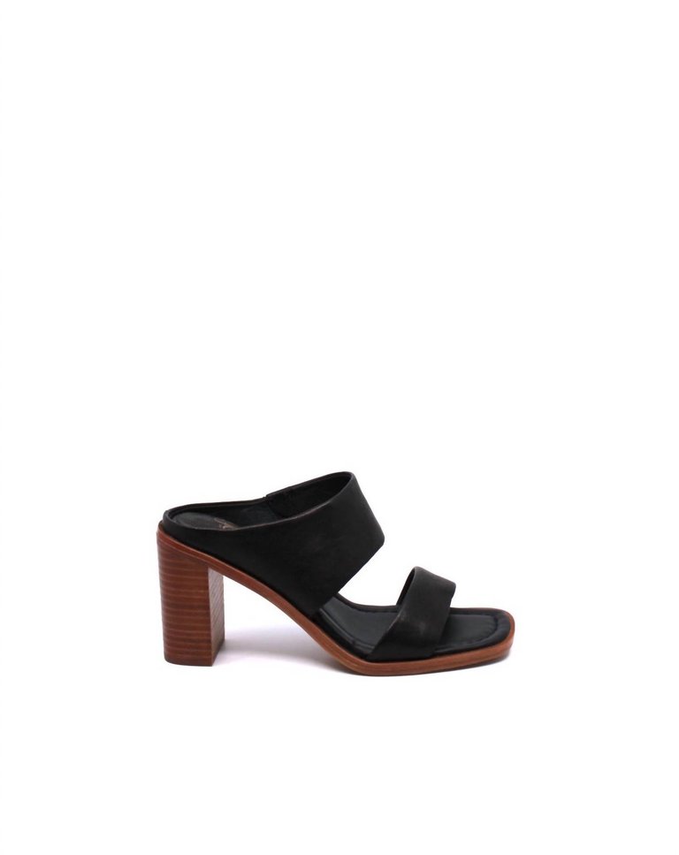 Sheila Sandals - Black Leather