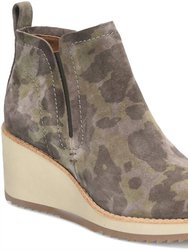 Women's Emeree Waterproof Wedge Bootie - Olive Camo