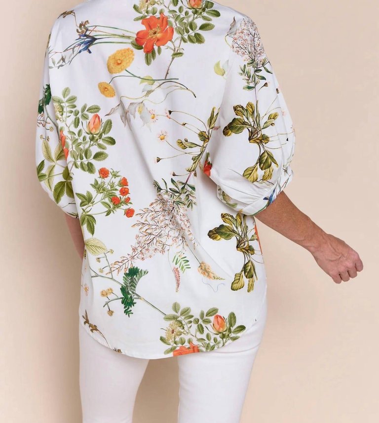 Adele Blouse In Garden Floral