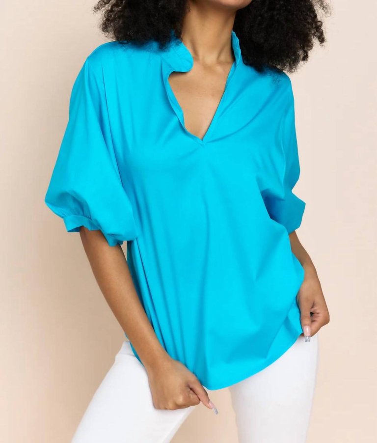 Adele Top In Ocean Breeze - Ocean Breeze