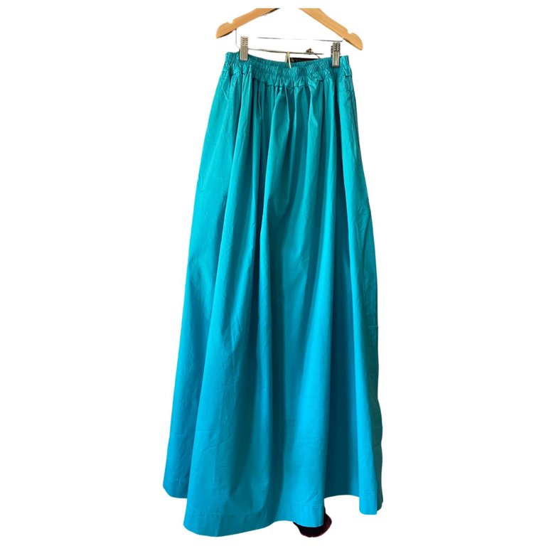 Ariana Maxi Skirt In Emerald - Emerald