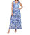 Fayza Maxi Dress In Blue Garden - Blue Garden