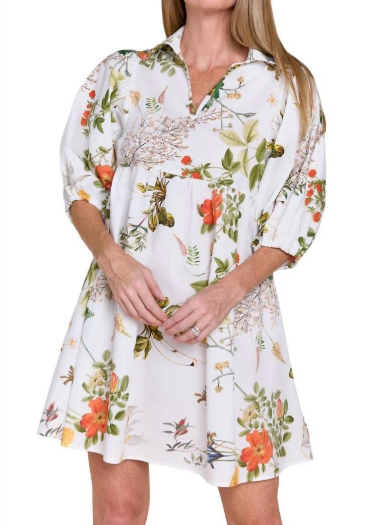 Fleur Dress In Giardano - Giardano