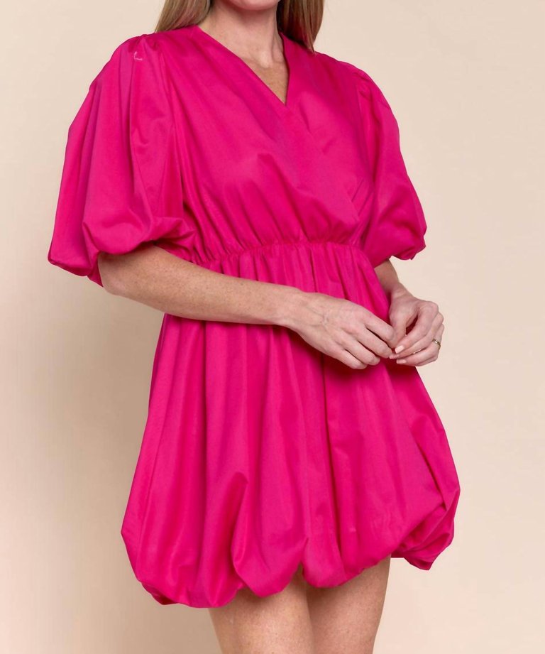 Liliane Dress In Fuchsia