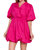 Liliane Dress In Fuchsia - Fuchsia