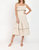 Millie Ruffle Strap Dress In Beige - Beige