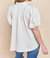 Nazim Statement Sleeve Blouse In White