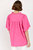 Noelia Flutter Sleeve Blouse In Fuschia