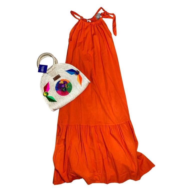 Samantha Dress In Orange