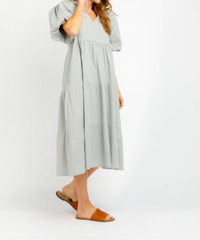 Sonora Maxi Dress In Grey - Grey