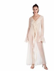 Caftan In Silk Dress