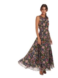 Evening Gown In Silk Georgette