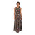 Evening Gown In Silk Georgette - Multi