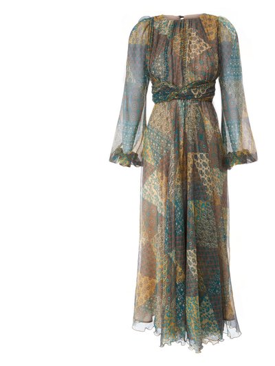 Sofia Tsereteli Floral Fantasy Silk Dress product