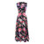 Floral Print Evening Dress