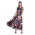 Floral Print Evening Dress