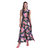 Floral Print Evening Dress