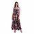Floral Print Evening Gown