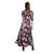 Floral Print Satin Dress