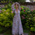 Garden Treasure Silk Gown