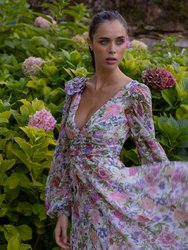 Garden Treasure Silk Gown