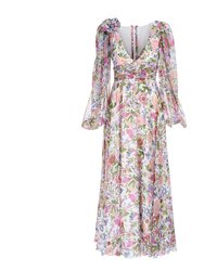 Garden Treasure Silk Gown