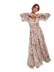 Garden Treasure Silk Gown
