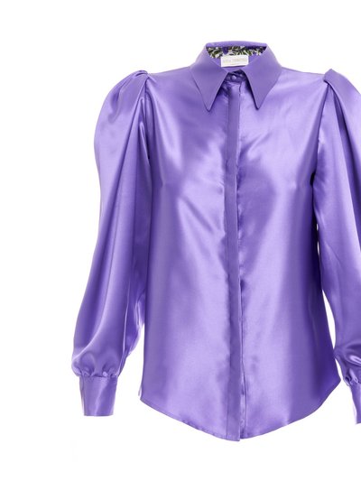 Sofia Tsereteli Purple Silk Blouse product