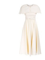 Satin Capelet Gown