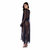 Semi-Transparent Silk Caftan Dress