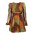 Short Silk Dress - Multicolor