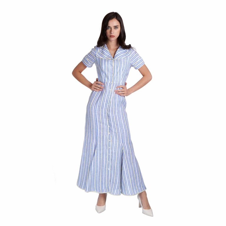 Striped Linen Dress