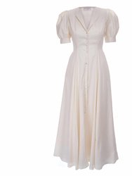 White cotton dress - White