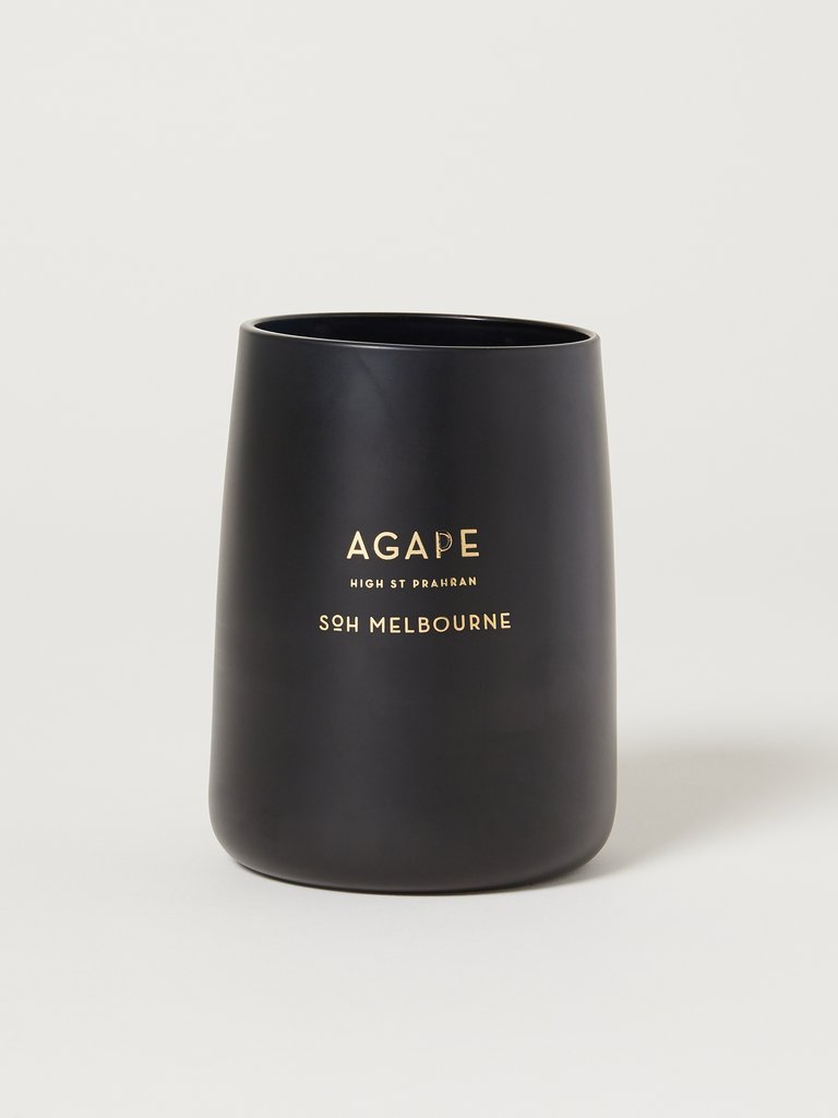 Agape Black Matte Candle