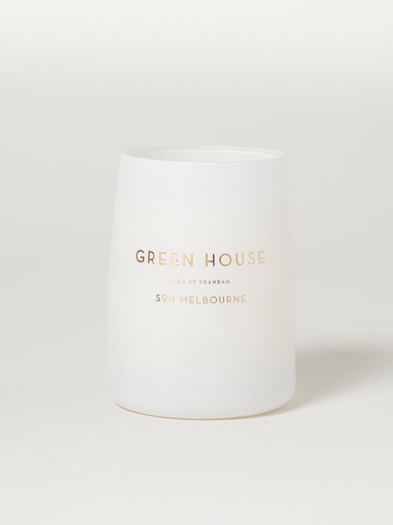 Green House White Matte Candle
