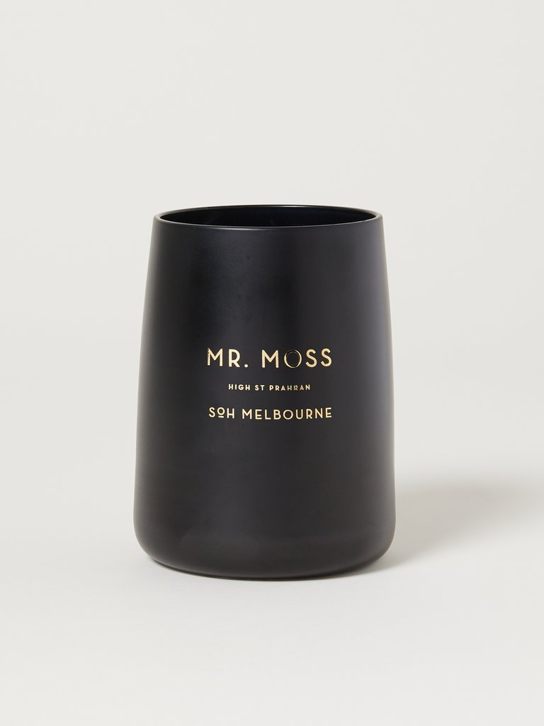 Mr. Moss Black Matte Candle