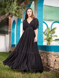 Aliana Black Luxury Dress - Black