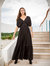 Aliana Black Luxury Dress