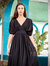 Aliana Black Luxury Dress